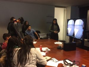 Students also got to test out ASGGs Oculus Rift system and walk through virtual apartments.